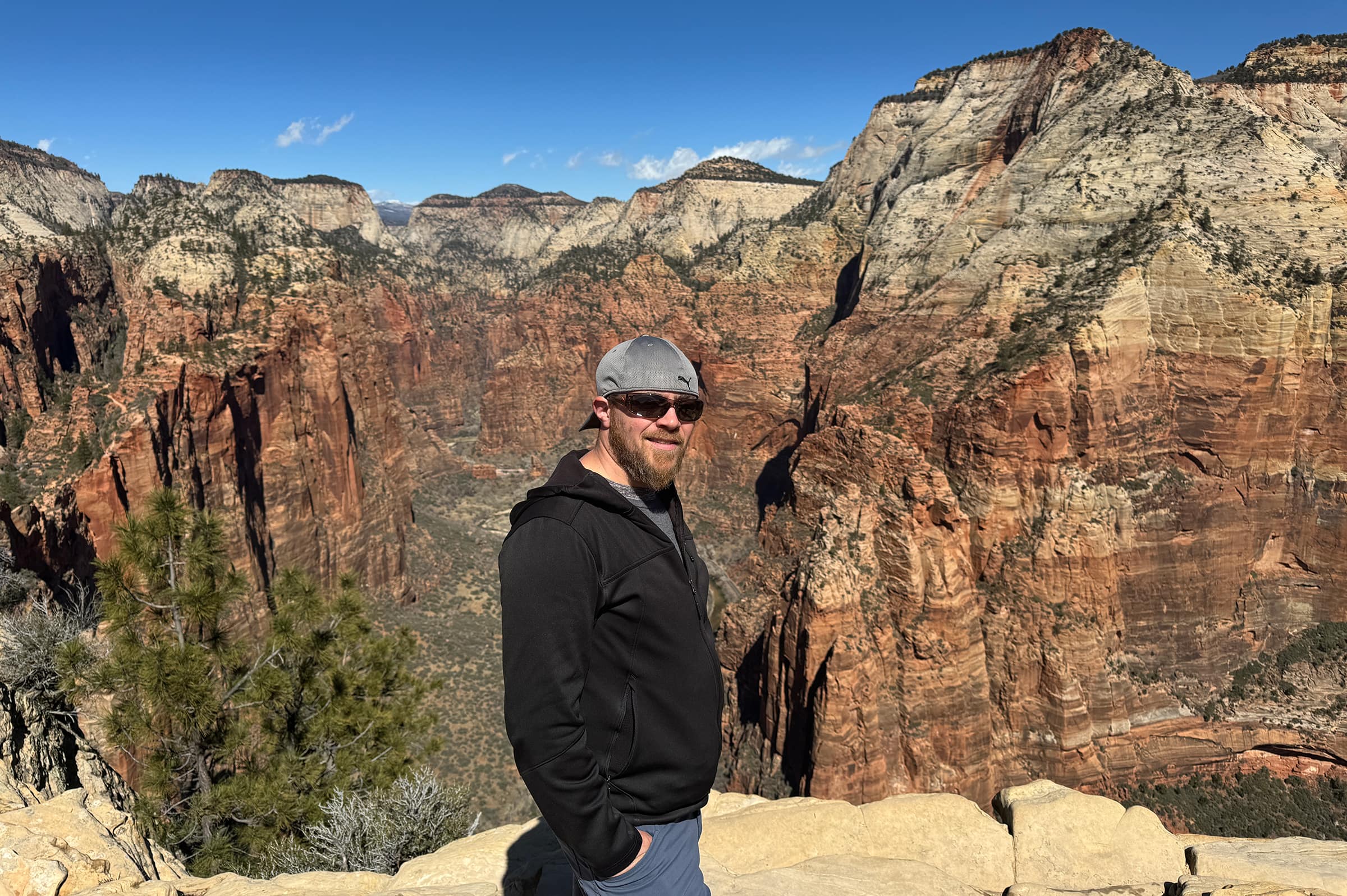 Ari Gunzburg at Angels Landing