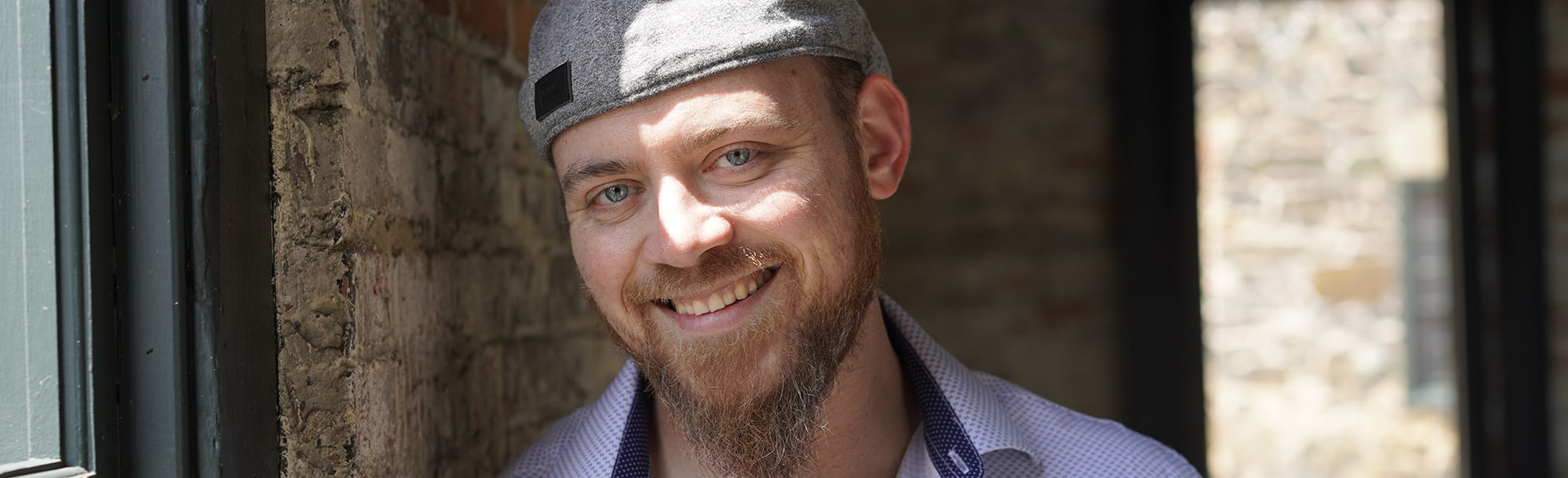 Ari Gunzburg Smiling at Camera