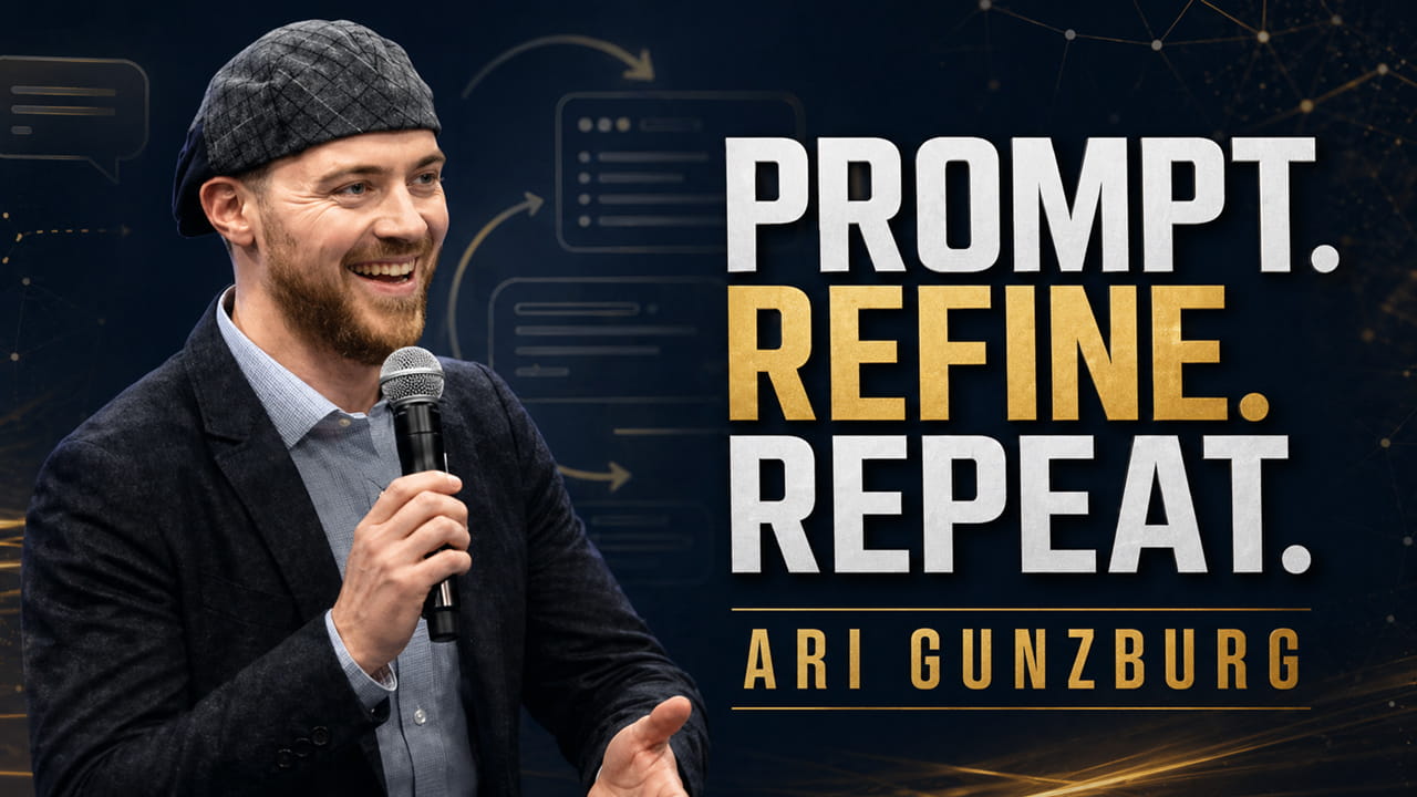 Prompt. Refine. Repeat. How to Use AI Effectively in Your Workflow. Keynote Speech.